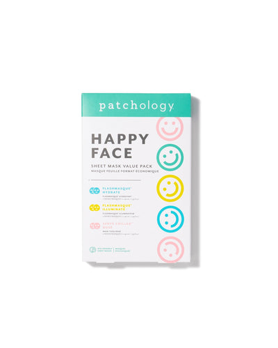 Patchology Happy Face Sheet Mask Trial Kit