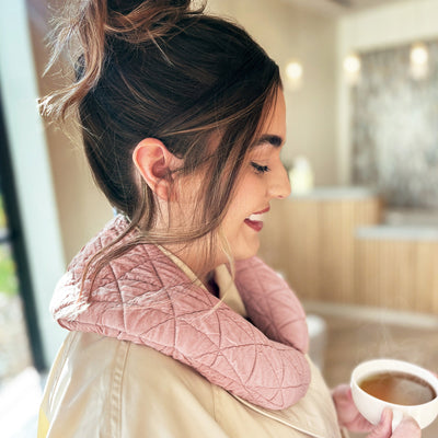 Spa Moments Quilted C-Neck Wrap