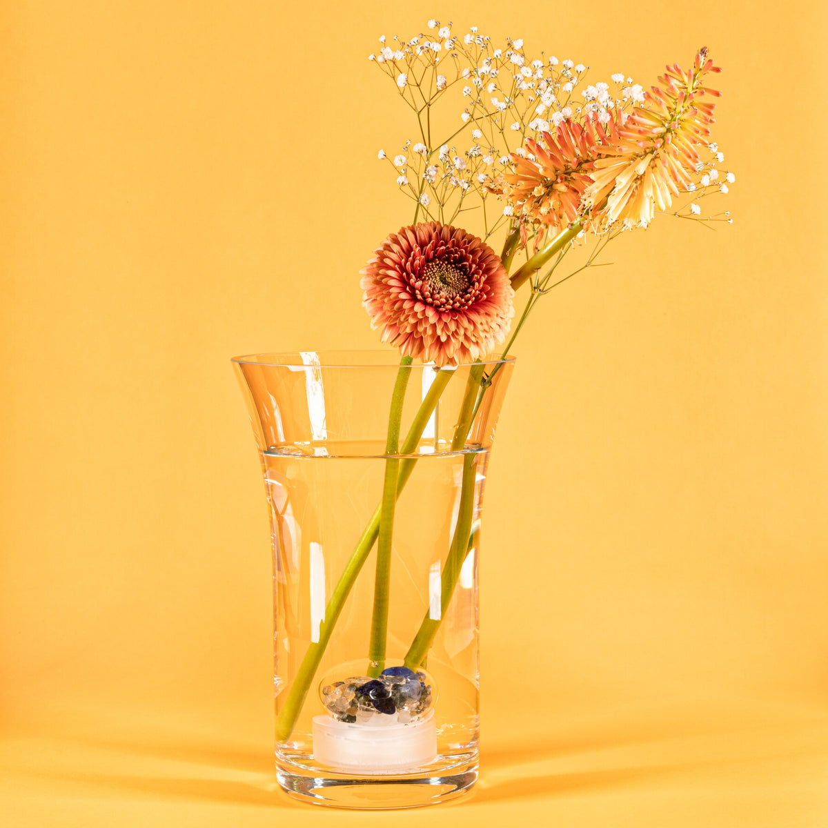 VitaJuwel Crystal Flower Vase, Flora