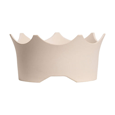 VitaJuwel CrownJuwel Pet Bowl, Natural White
