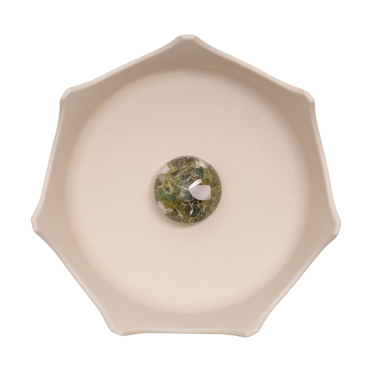 VitaJuwel CrownJuwel Pet Bowl, Natural White