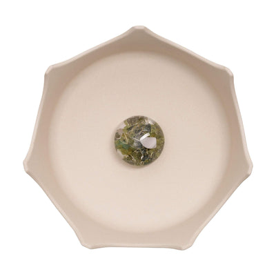 VitaJuwel CrownJuwel Pet Bowl, Natural White